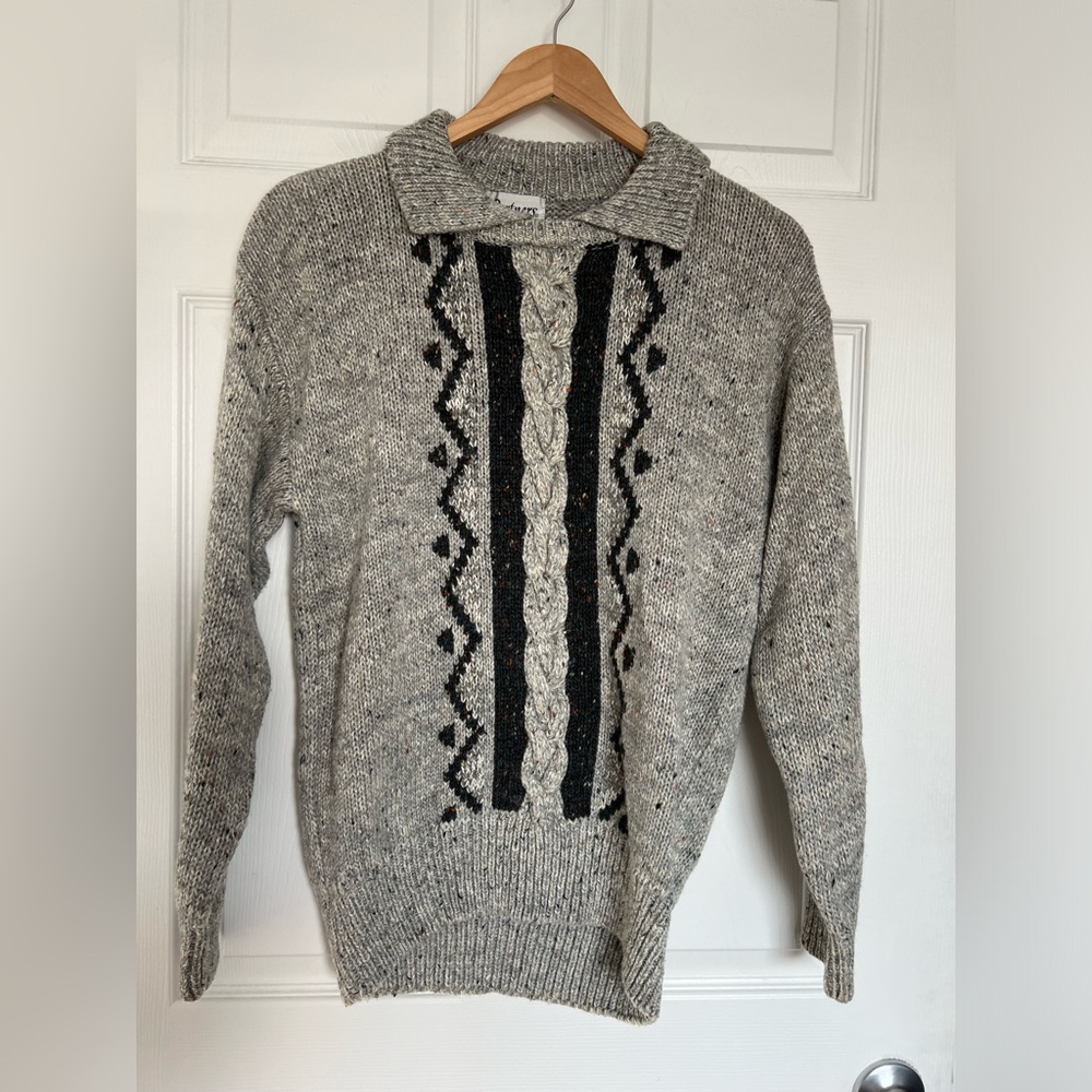 Size medium Partners by Mervyns vintage gray sweater.
